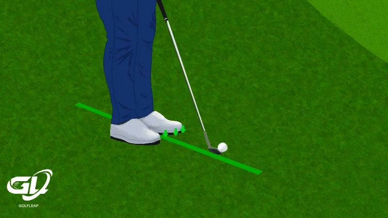 Bump and Run Golf Shot Setup