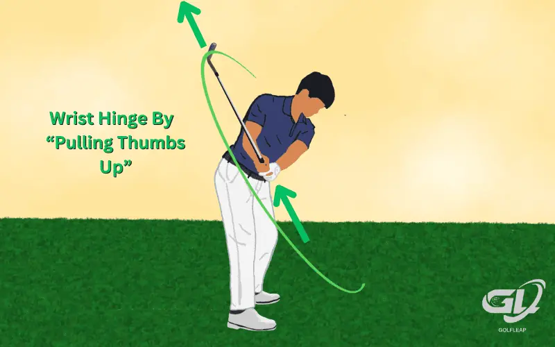 Backswing stays in plane